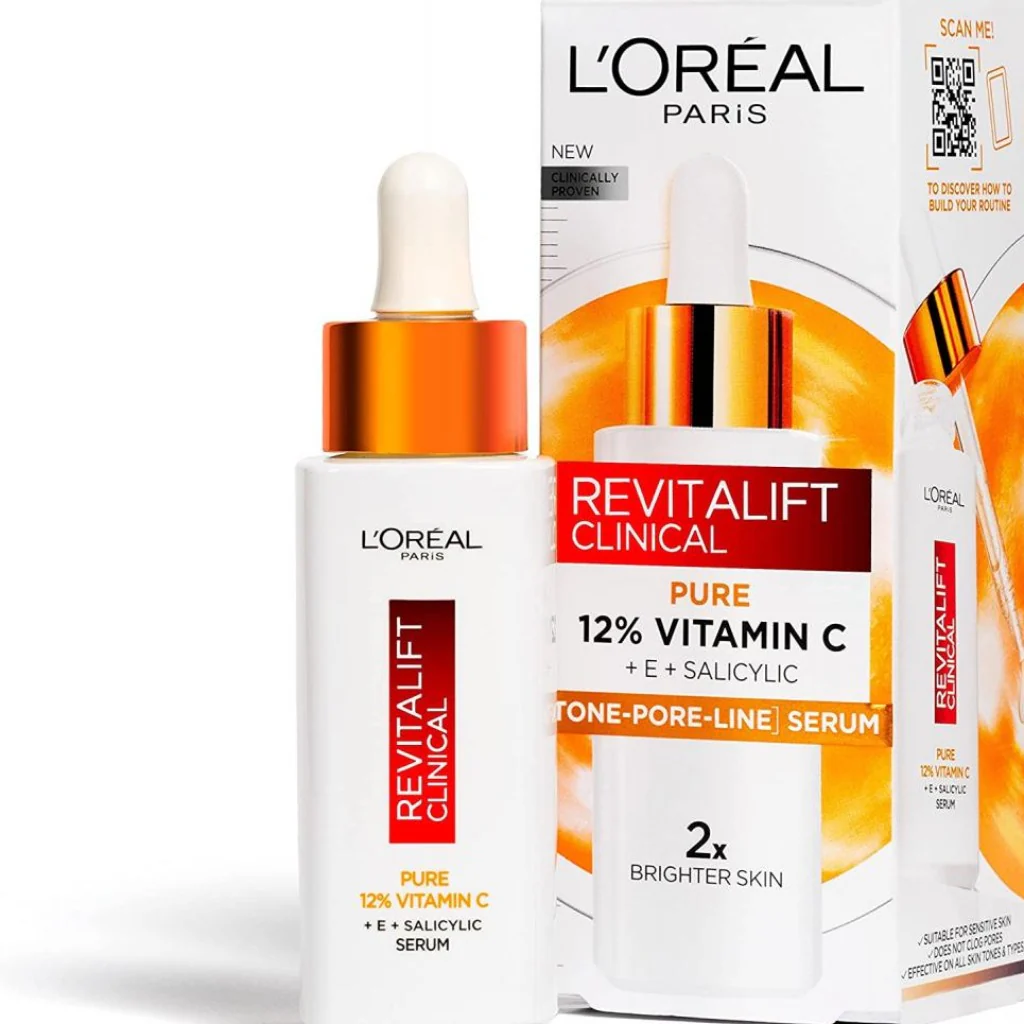 ⁦سيروم فيتامين سي النقي بنسبة 12%من لوريال L'Oréal  Clinical 12% Pure Vitamin C Serum⁩ - الصورة ⁦3⁩